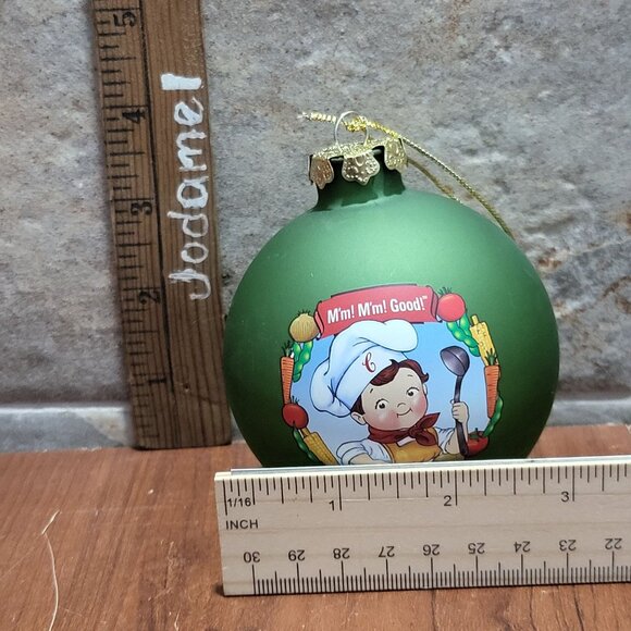 Campbells Soup Kids Green Ball Ornament Collectors Edition 2008 - Picture 9 of 9